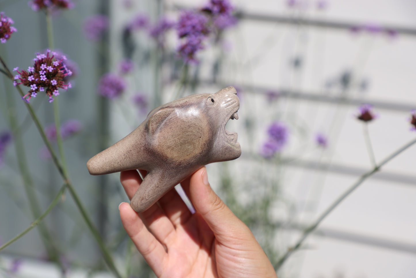 Wooden Kuripe Jaguar Self Applicator