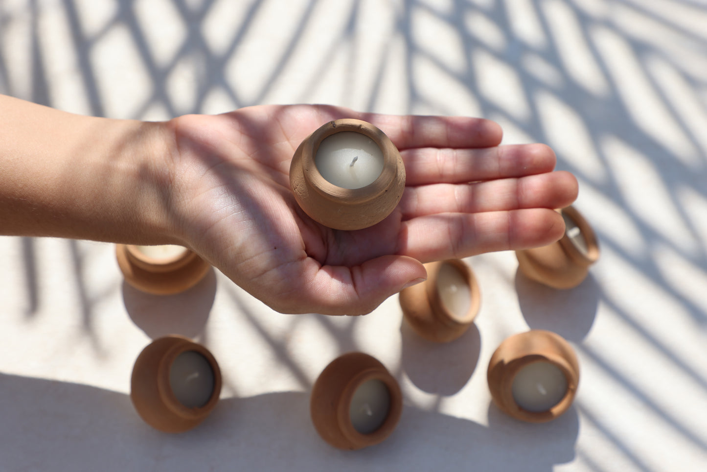 Handmade Terracotta Tea Light