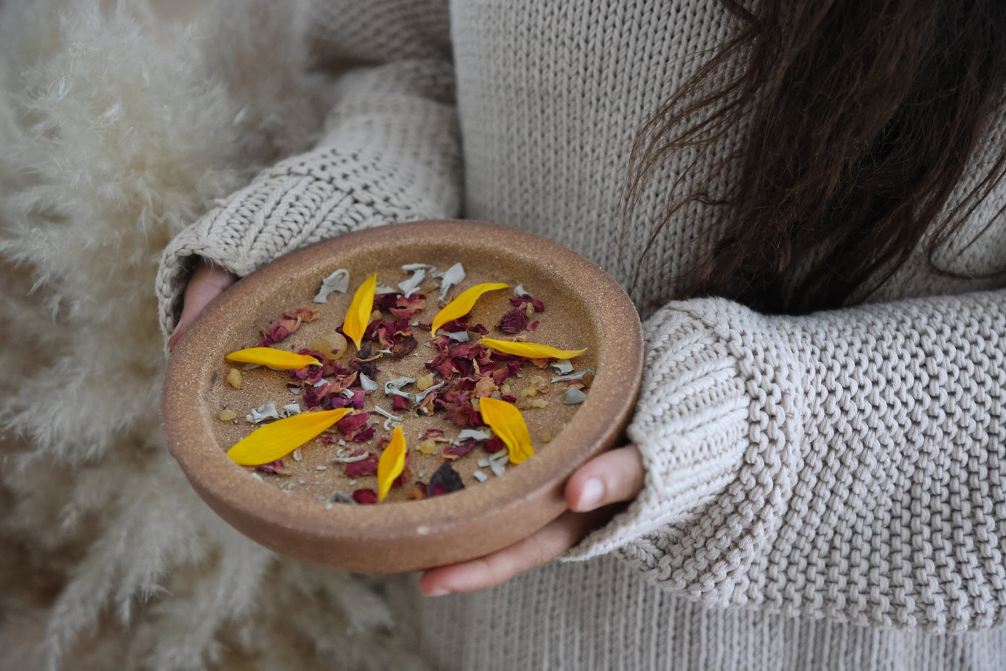Ritual Offering & Cleansing Stone Dish