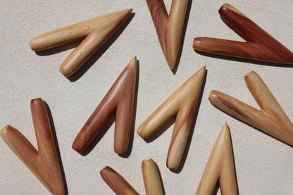 Wooden Kuripe Self Applicator