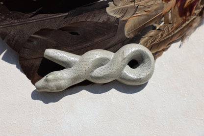 Wooden Kuripe Serpent Self Applicator