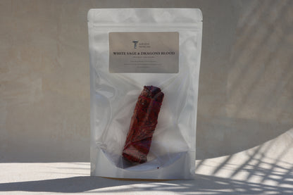 White Sage & Dragons Blood Cleansing Stick