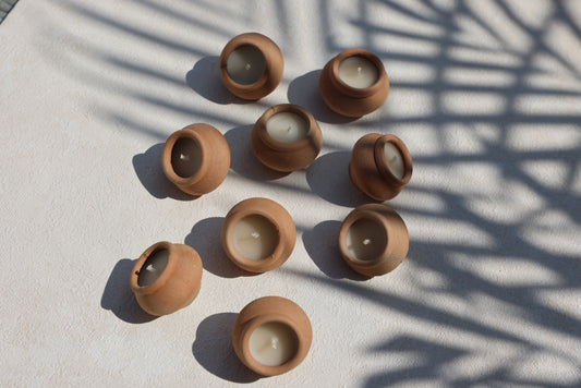 Handmade Terracotta Tea Light