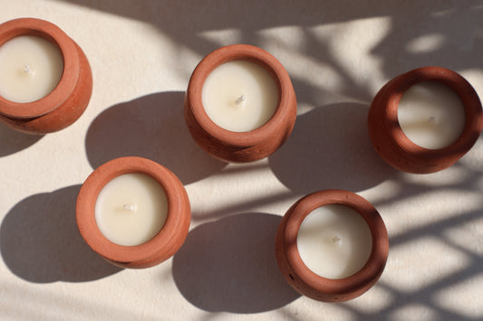 Handmade Terracotta Candle