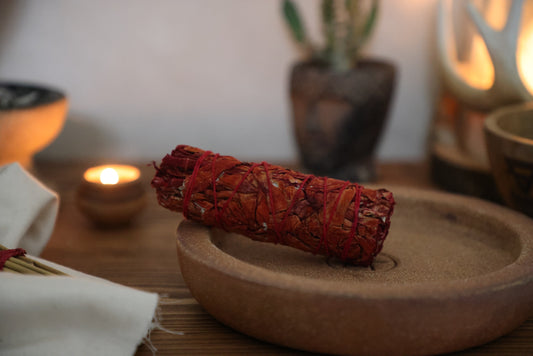 White Sage & Dragons Blood Cleansing Stick