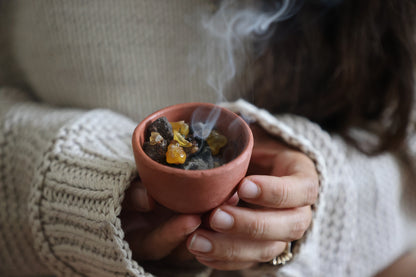 Terracotta Resin Burner