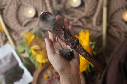 Snake Wooden Ceremony Applicator