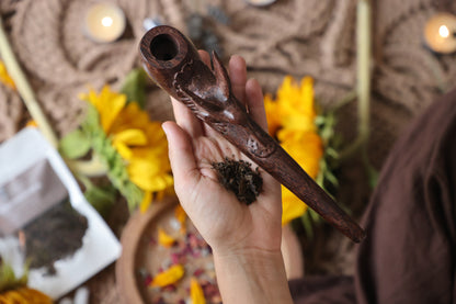 Humming Bird Wooden Ceremony Applicator