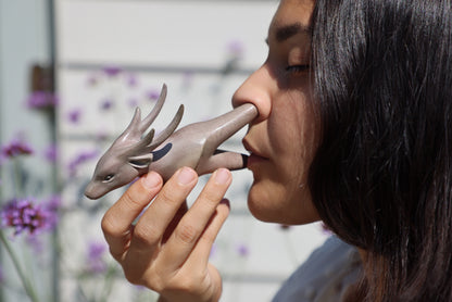 Wooden Kuripe Deer Self Applicator